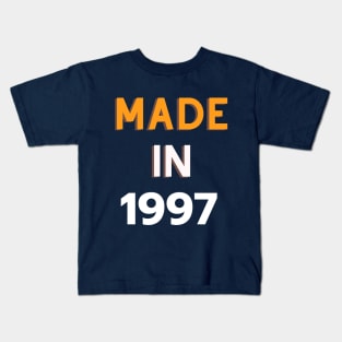 Made in 1997 tshirt birthday gift for the people born in 1997 Kids T-Shirt